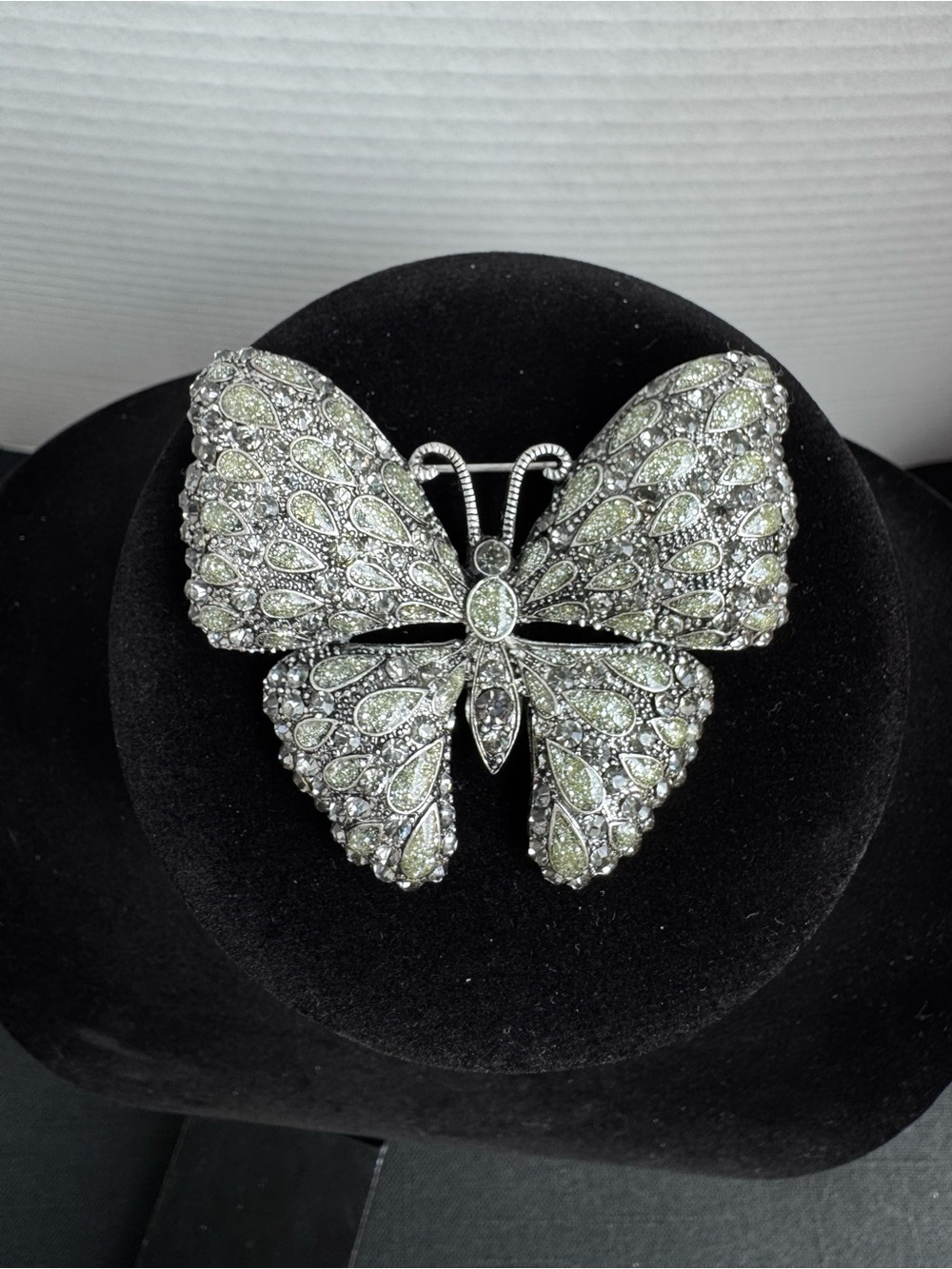 Joan Rivers Silver-tone Butterfly Brooch